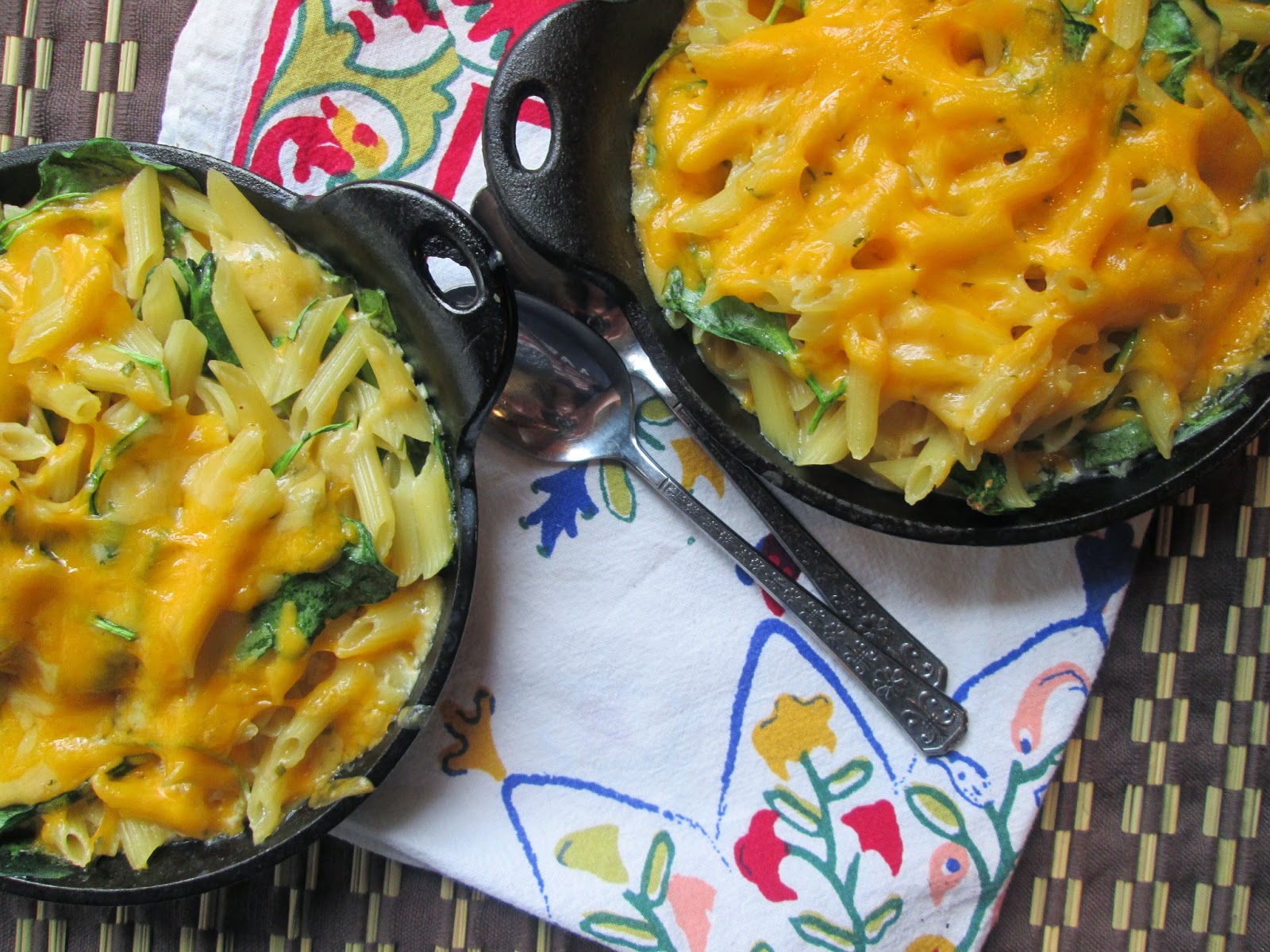Stirring the Pot Spinach Macaroni Cheese