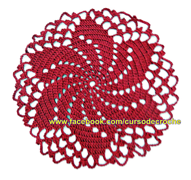 left handed crochet toalha tapete catavento canhotos edinir aprender croche youtube