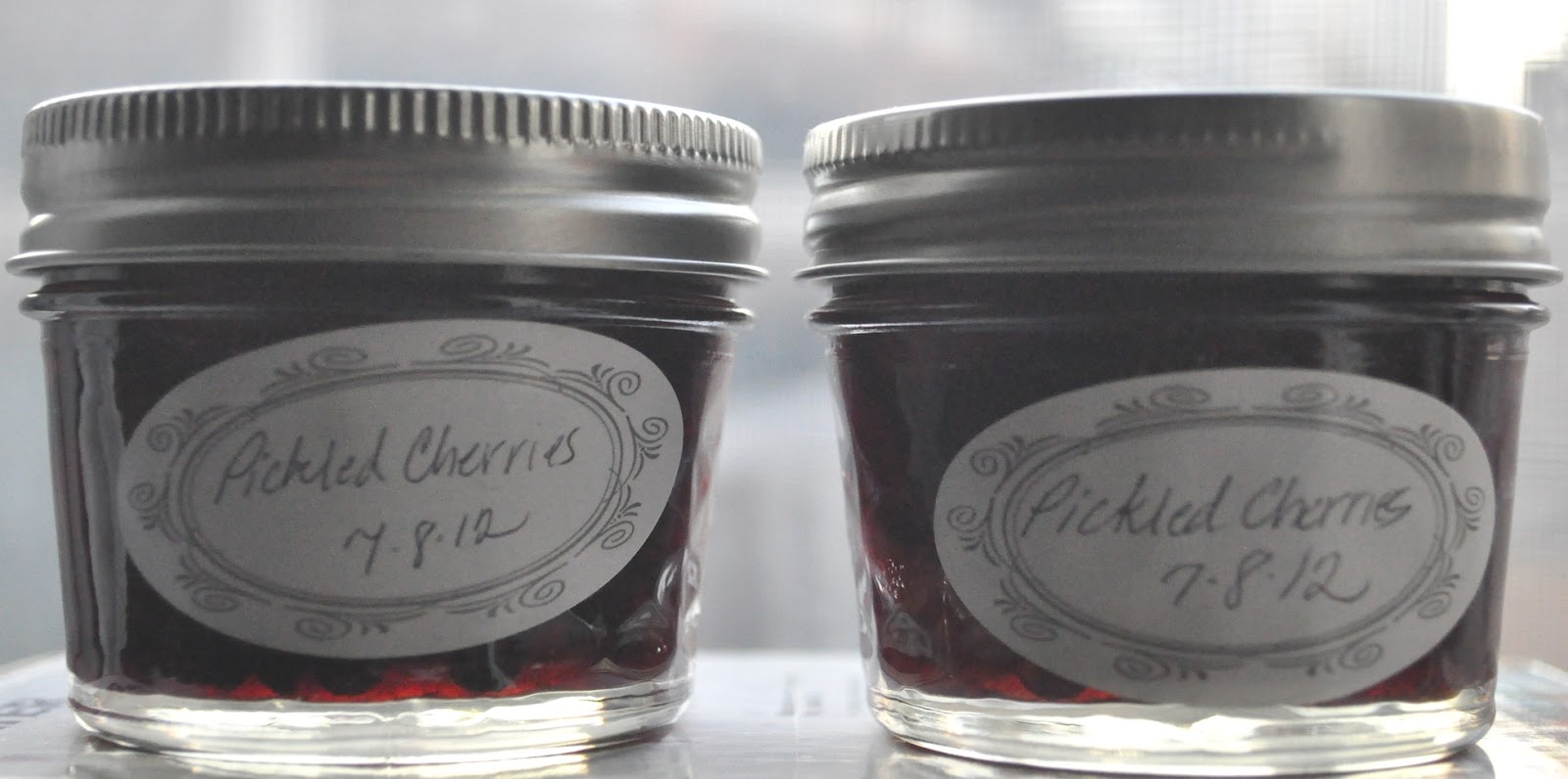 Pickled Cherries!