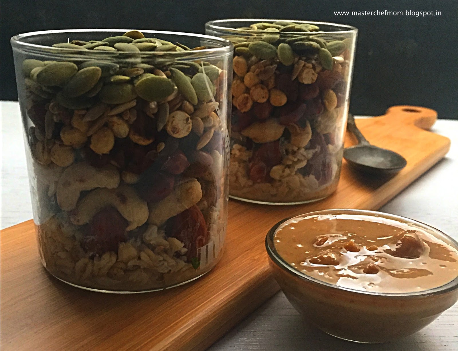 masterchefmom trail mix salad in a jar how to make trail mix