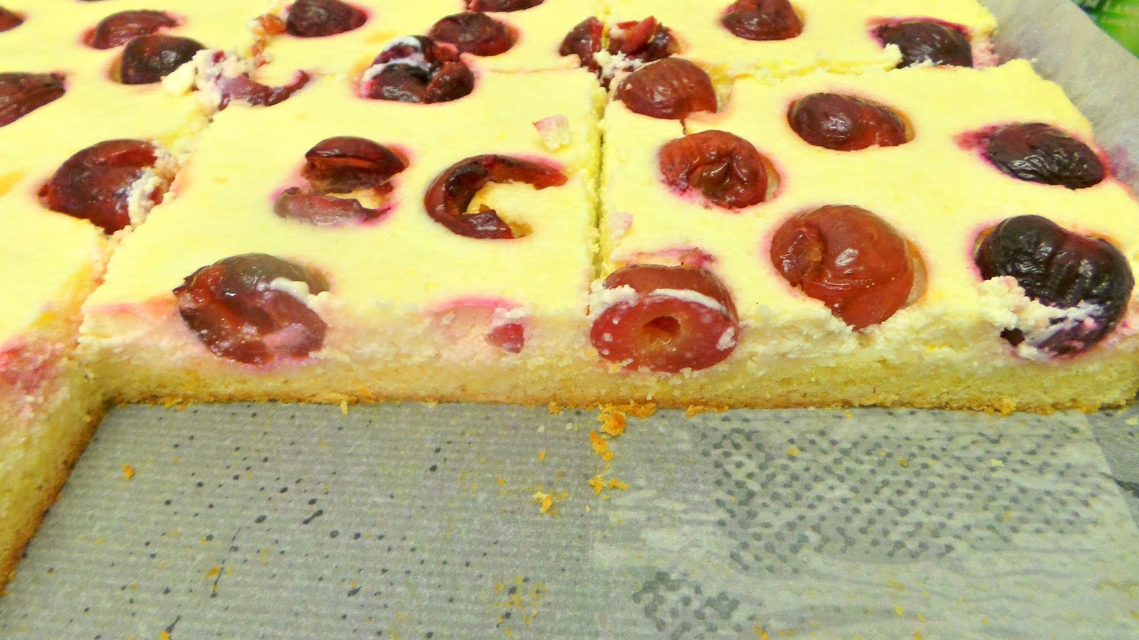 Lilian&amp;#39;s Baking Inspiration: Kirsch-Quark-Blechkuchen
