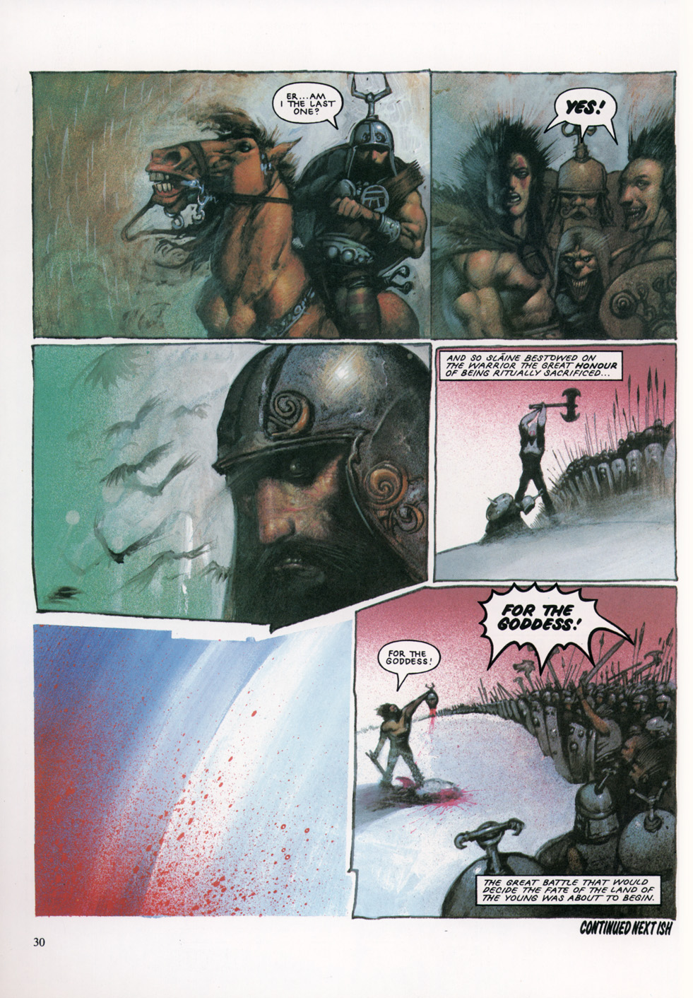 Read online Slaine: The Horned God (1993) comic -  Issue #4 - 31