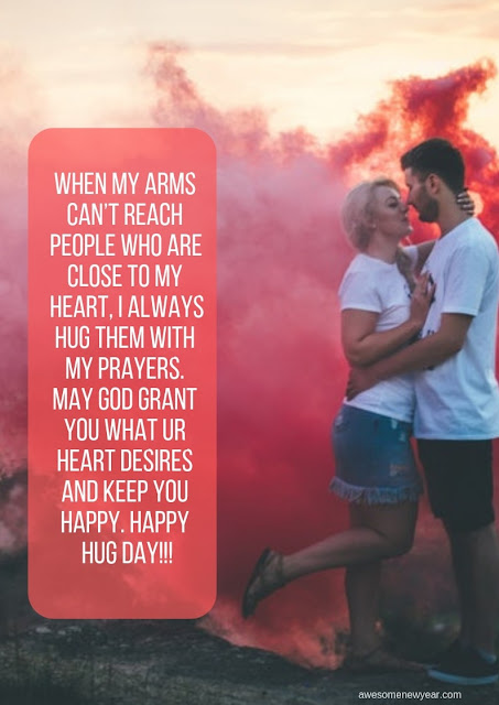 best  #HugDay Wishes for lover