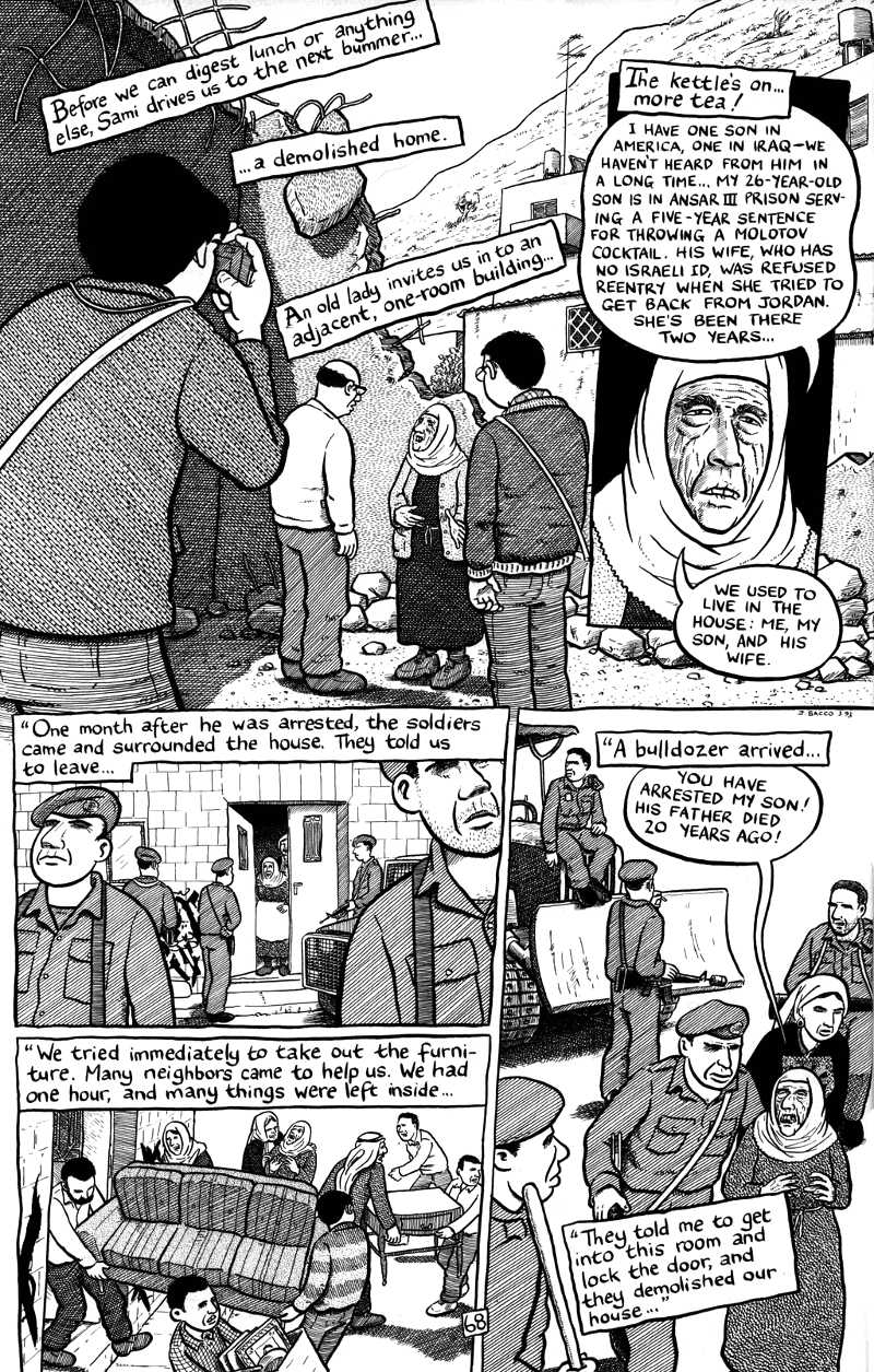 Read page 68 - chapter 3 of Joe Sacco - Palestine online