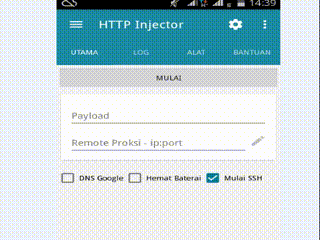 Internet Gratis Android dengan http Injector