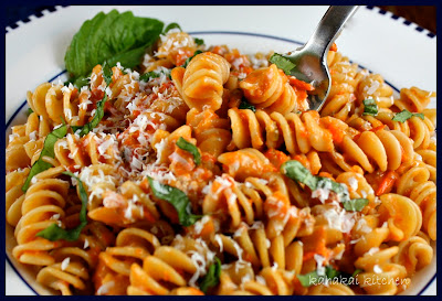 Kahakai Kitchen: Rotini with Red Bell Pepper & Anchovy Sauce (Salsa ...