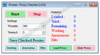 تحميل Frozen Proxy Checker v3.0 Free 