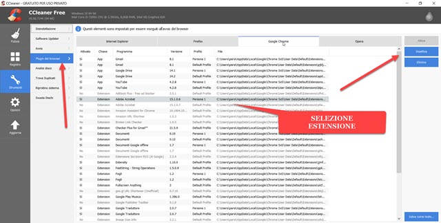 disattivare-addon-browser disattivare-addon-browser