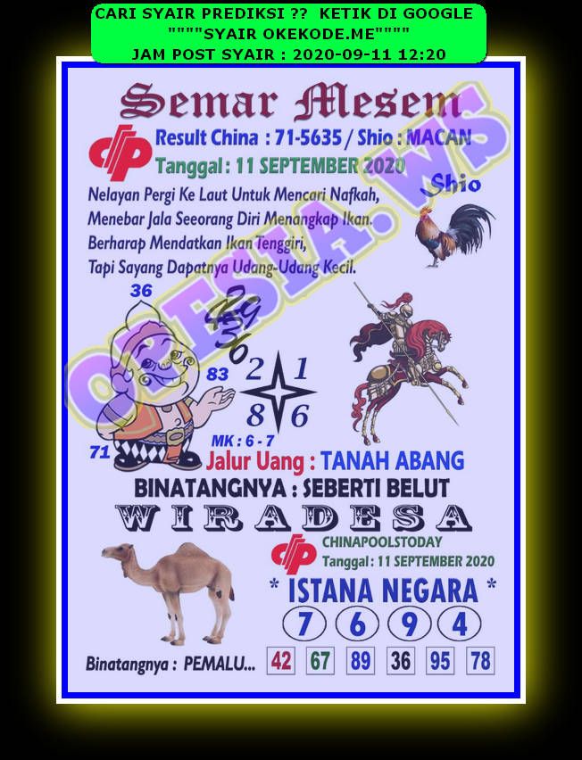 1 New Message Kode Syair Sydney 11 September 2020 Forum Syair Togel Hongkong Singapura Sydney
