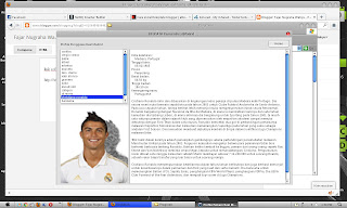 Profil pemain Real Madrid Software Sederhana