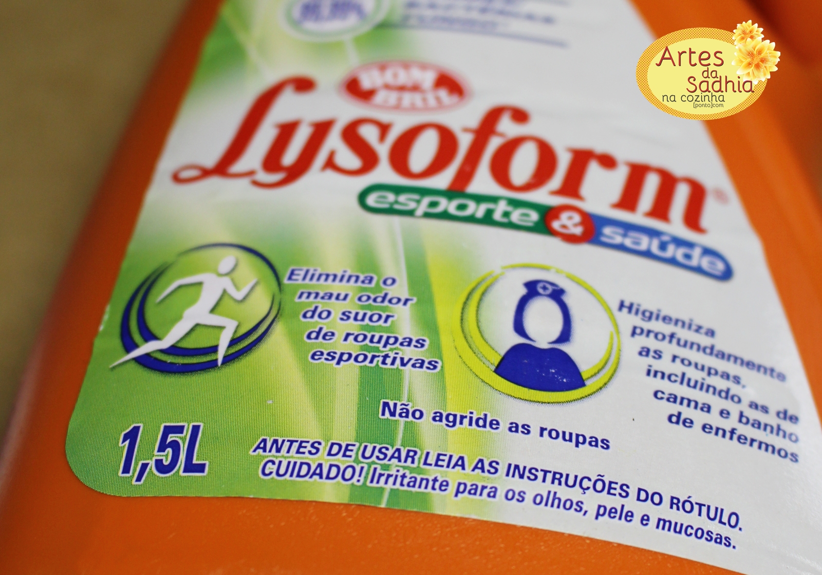 Lysorform próprio para roupas | Artes da Sadhia na cozinha