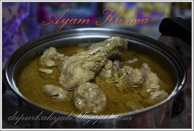 Dari Dapur Kak Yah Ayam Kurma Ayam Kurma