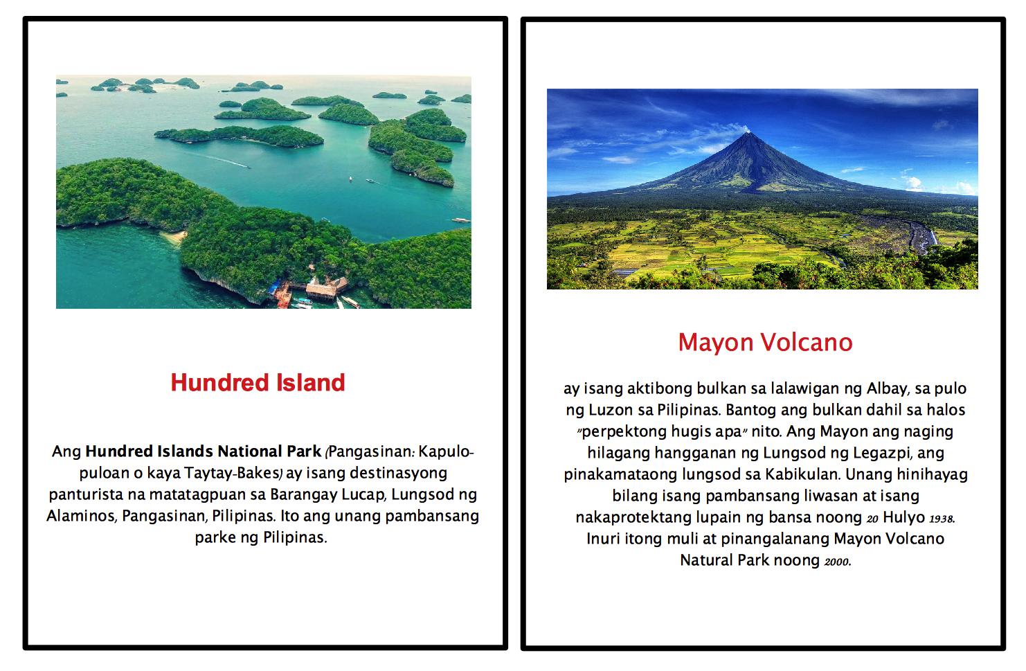 Magagandang Tanawin Sa Pilipinas Brochure - Gambaran