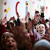 Children at a psychological support centre in Douma