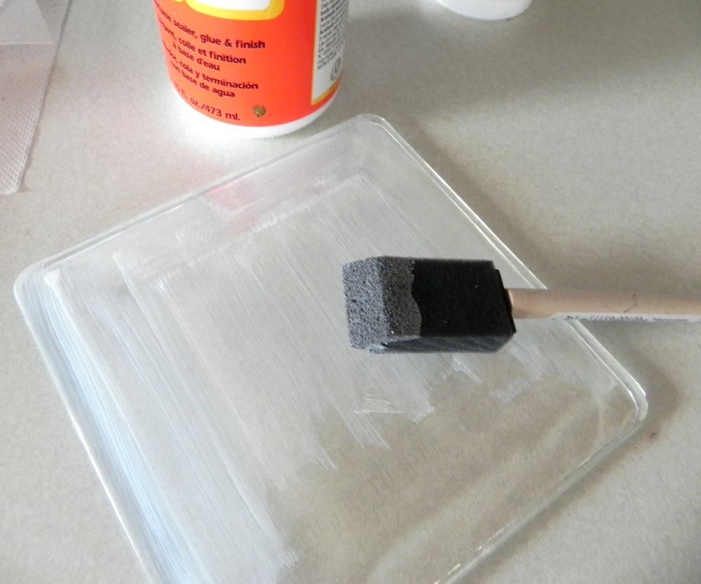 SybillinartNews Decoupage a glass plate Tutorial