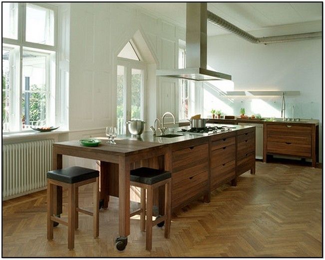 The DIY kitchen island on wheels project ideas that simple ...