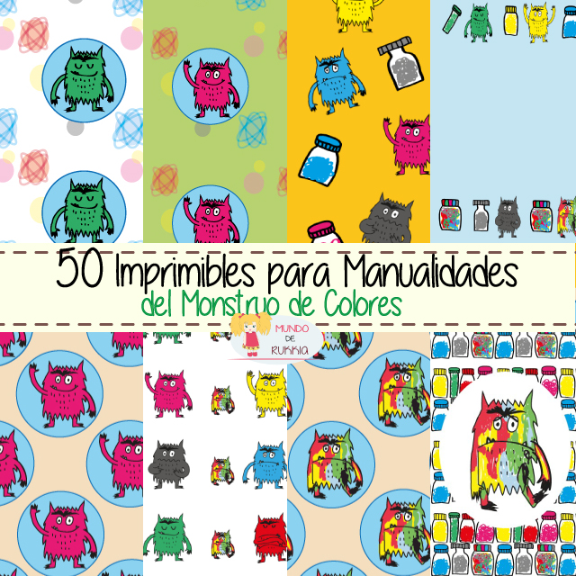 imprimibles-decorativos-niños imprimibles-monstruo-colores
