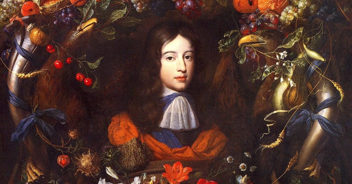 Ars longa Jan Vermeer van Utrecht Flower Garland with Portrait of