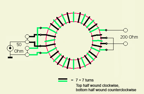 Ферритовое кольцо на схеме. Балун 1 1 на ферритовом кольце. Намотка симметрирующий трансформатор балун 1:1. Балун 1 4 на ферритовом кольце. Балун 1 1 схема намотки.
