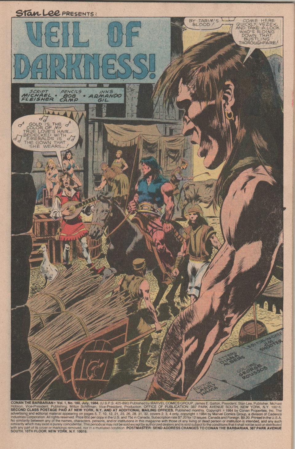 Read online Conan the Barbarian (1970) comic -  Issue #160 - 2