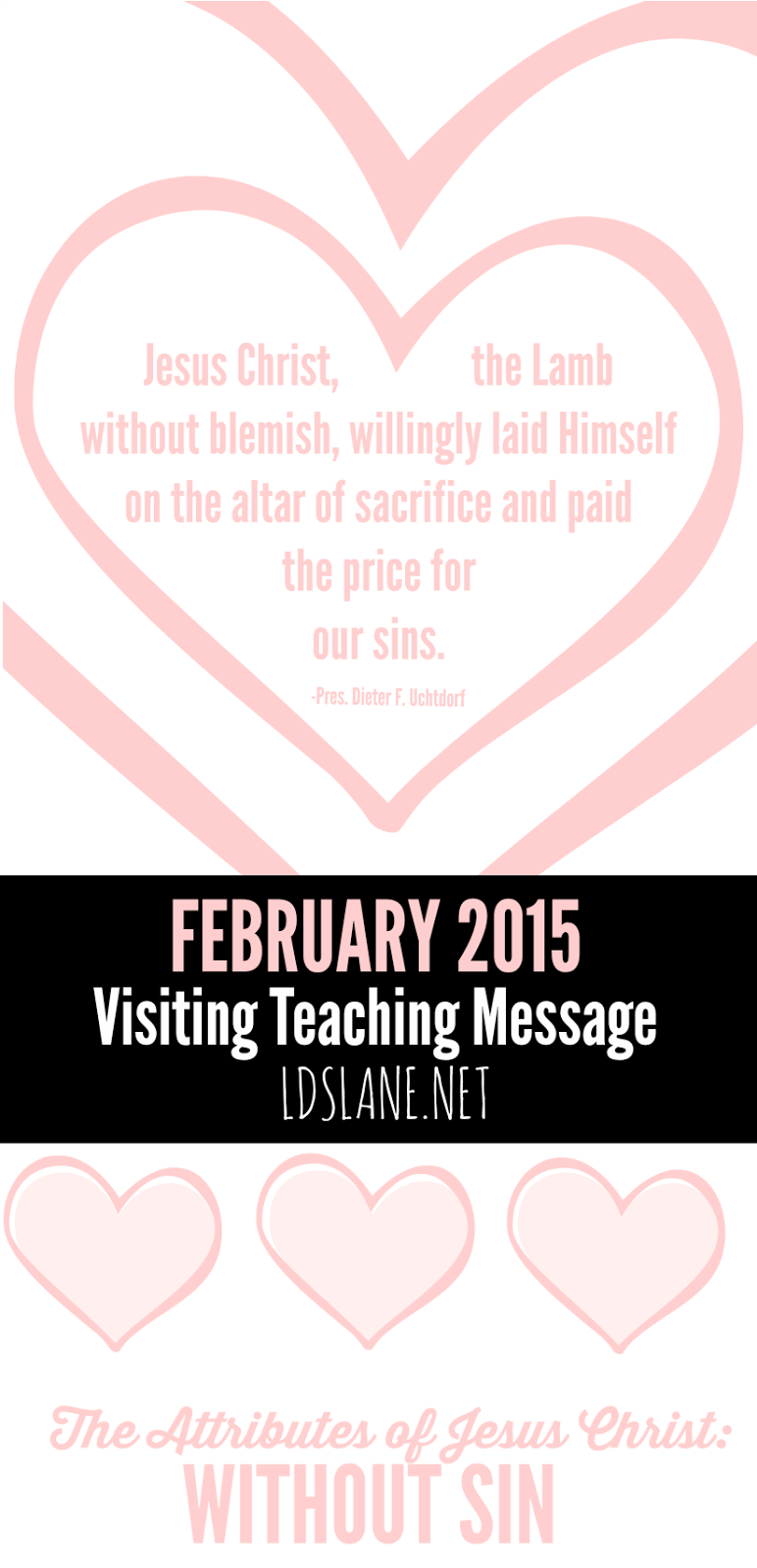 February 2015 Visiting Teaching Printables by ldslane.net