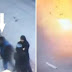 Video del momento en que un kamikaze se hace explotar en la entrada de la iglesia de Alejandría