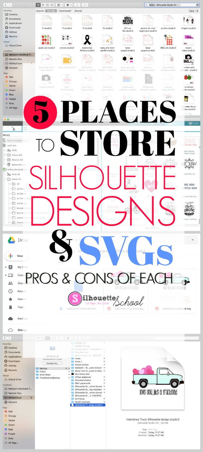 5 Places to Keep and Organize Silhouette Designs Silhouette School
