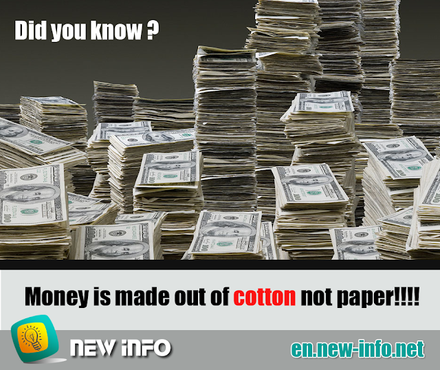 Money is made out of cotton not paper New Info New Tipps and Tricks