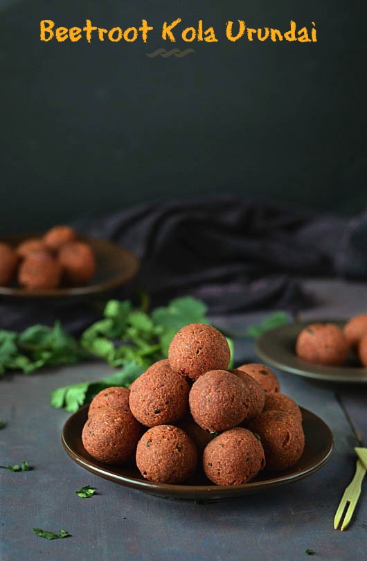 Beetroot Kola Urundai - Chettinadu Special