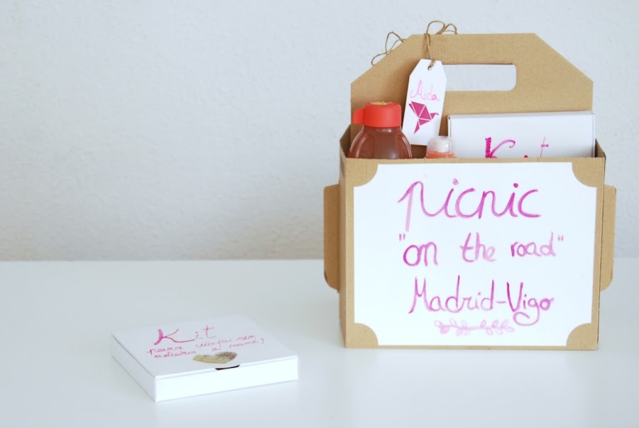 DIY picnic on the road. Picnic para viajes largos.