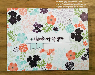 Stampin'UP!'s Paper Pumpkin Craft kit for February 2016 "Hello Sunshine"
