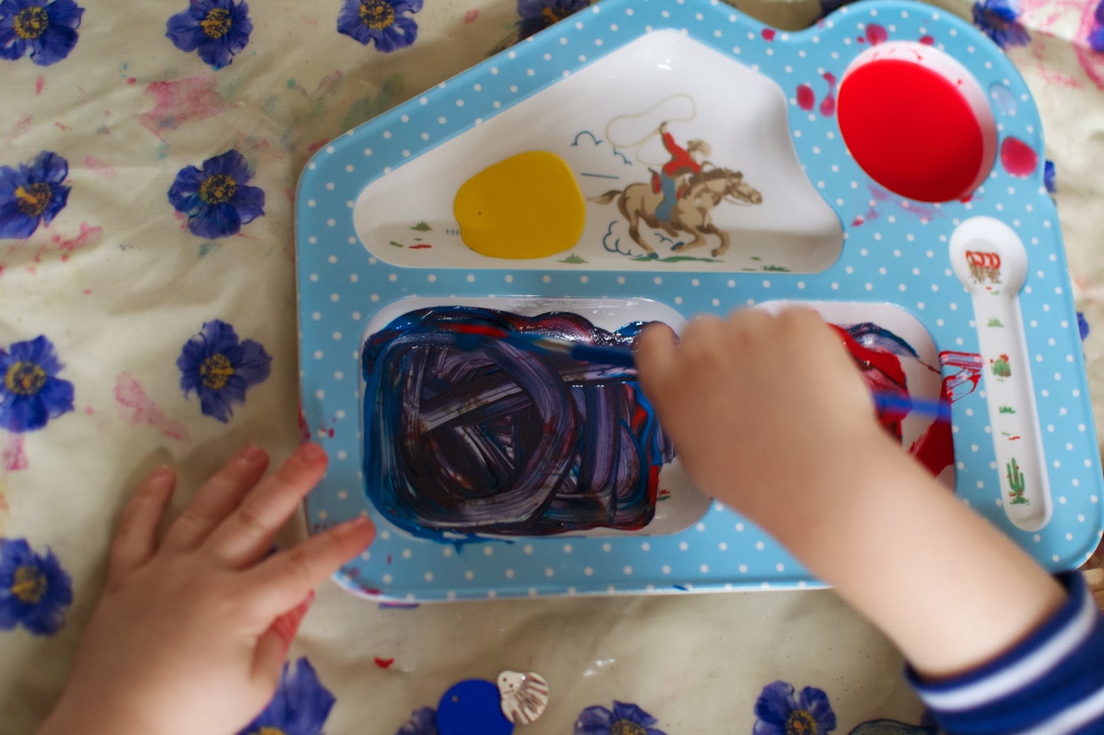 montessori at home painting