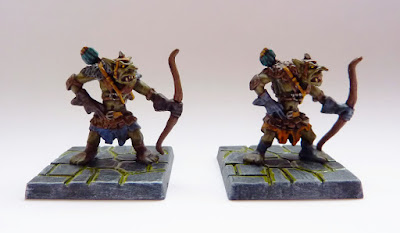 Goblin spitters - Warlord of Galahir expansion for Mantic's Dungeon Saga.