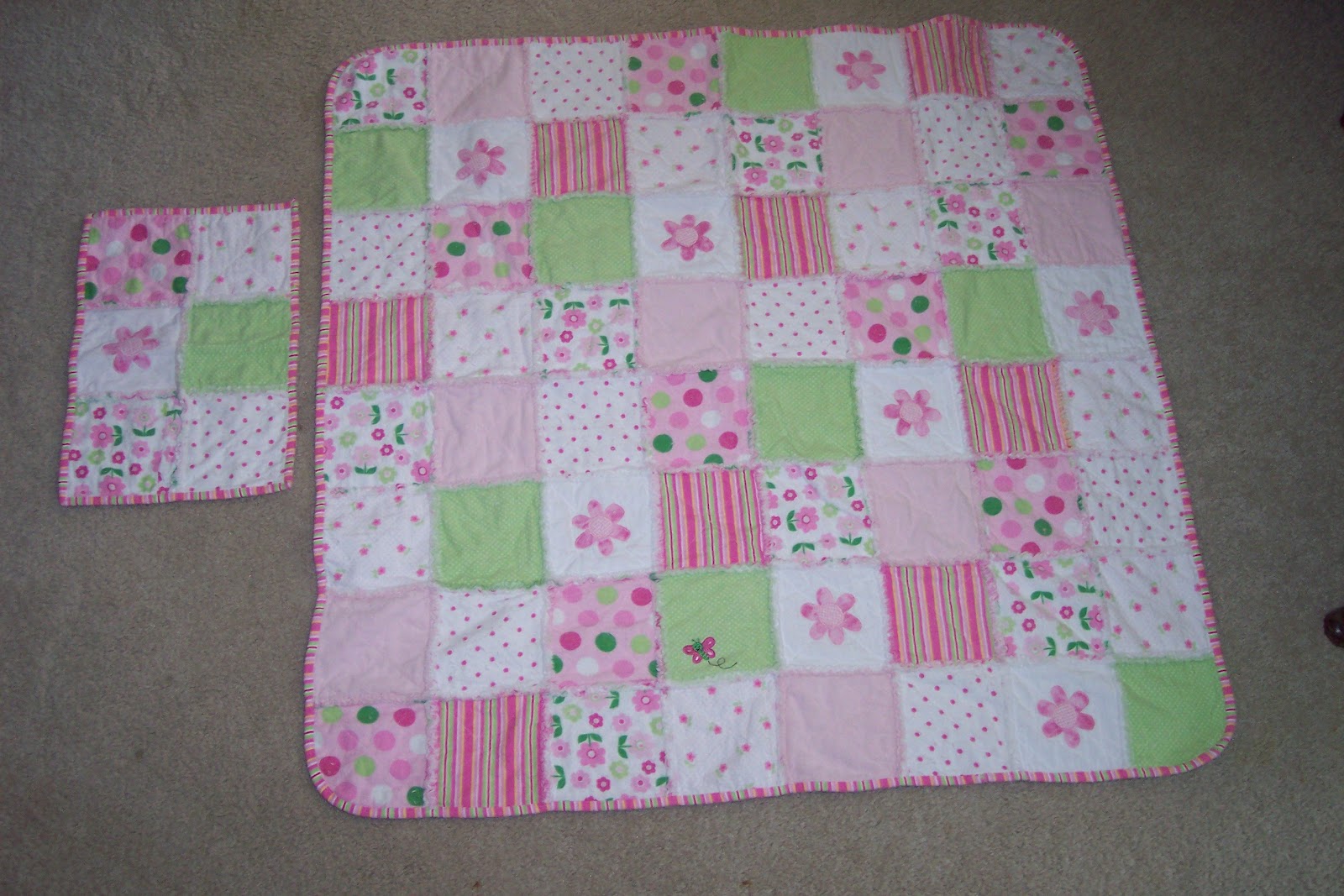Alisa's Craft Corner Standard Tattered Blanket with rounded edges