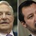 Soros against the Italian Government: Is paid from Putin; Salvini reacts: Speculator!