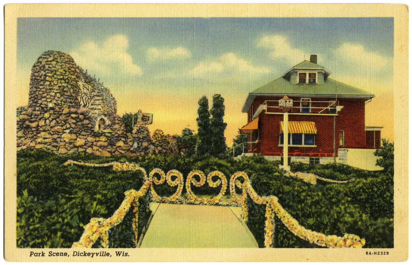 The Wisconsin Project Found Front View and Builder, Dickeyville, WI