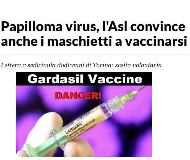 papilloma virus vaccino asl)