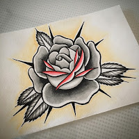 rose traditional tattoo