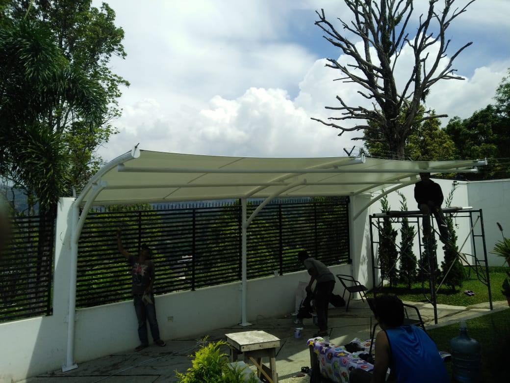 CANOPY KAIN BANDUNG Jasa canopy kain &amp; Tenda membrane di