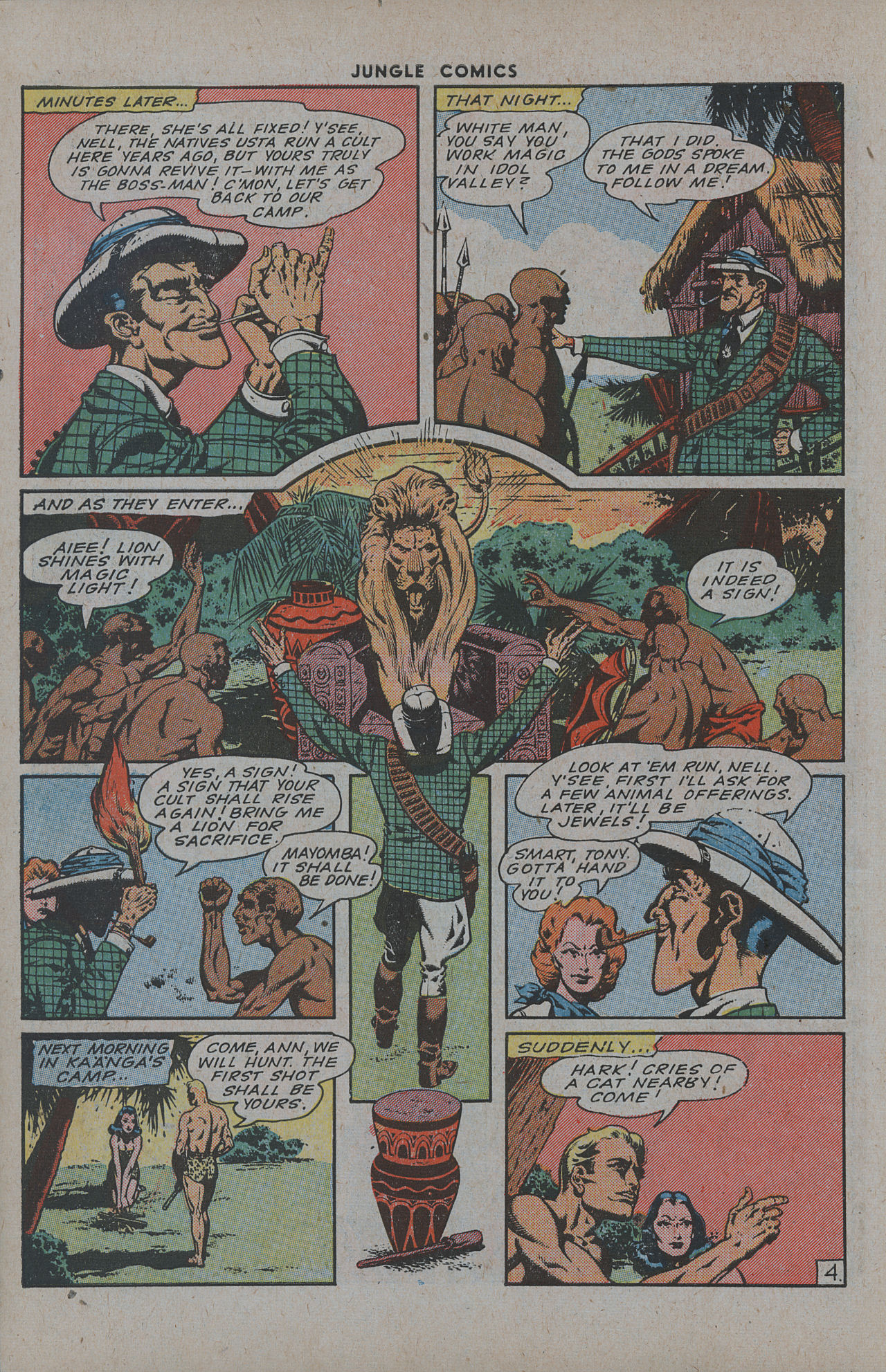 Read online Jungle Comics comic -  Issue #64 - 6
