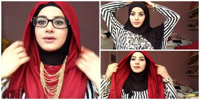 Tips memakai jilbab dengan variasi kalung dan kacamata | Blog Hijabers