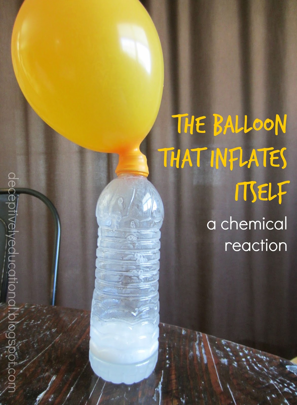 Vergelding Bedrijf bezoek Relentlessly Fun, Deceptively Educational: The Balloon that Inflates Itself  (a Science Experiment)