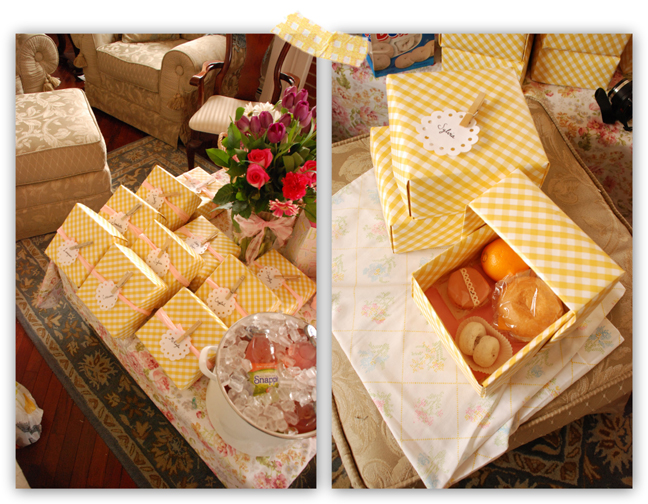 Boxed lunch picnic party!!