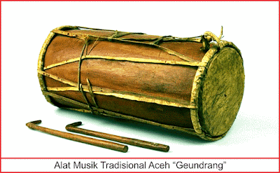 gambar geundrang alat musik tradisional aceh