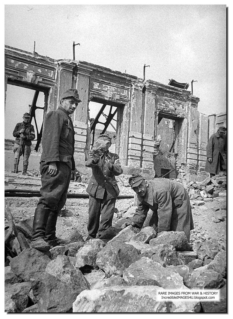 Немецкие военнопленные на стройках в СССР