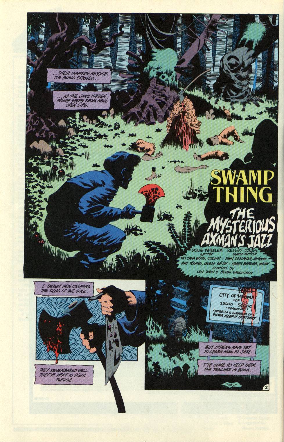 Swamp Thing (1982) Issue #94 #102 - English 3