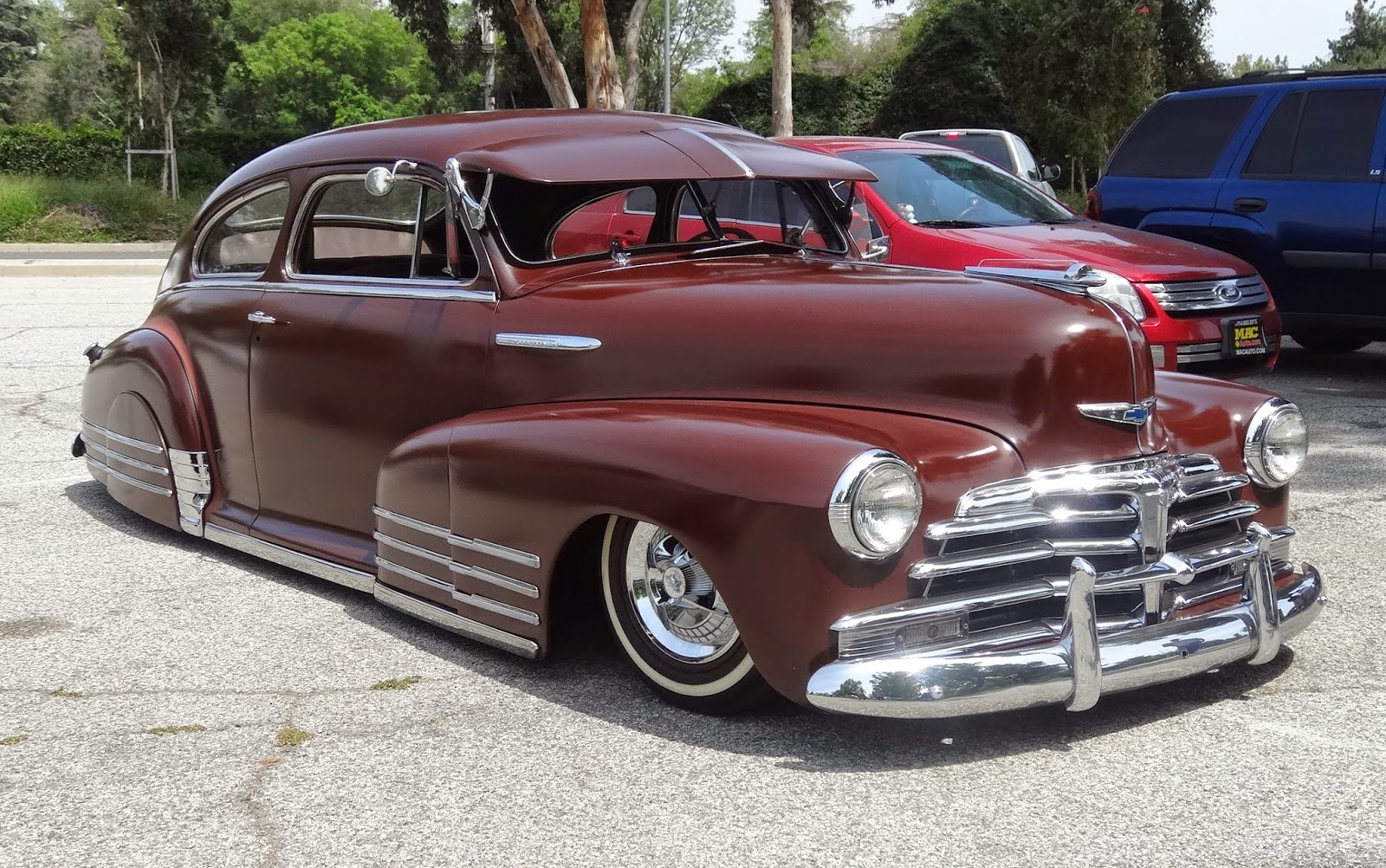 Nostalgia on Wheels: 1948 Chevy Fleetline Aerosedan - Dukes SGV