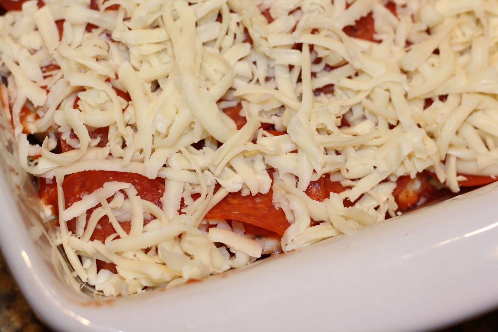 what's for dinner? pepperoni pasta bake... 50 minutes
