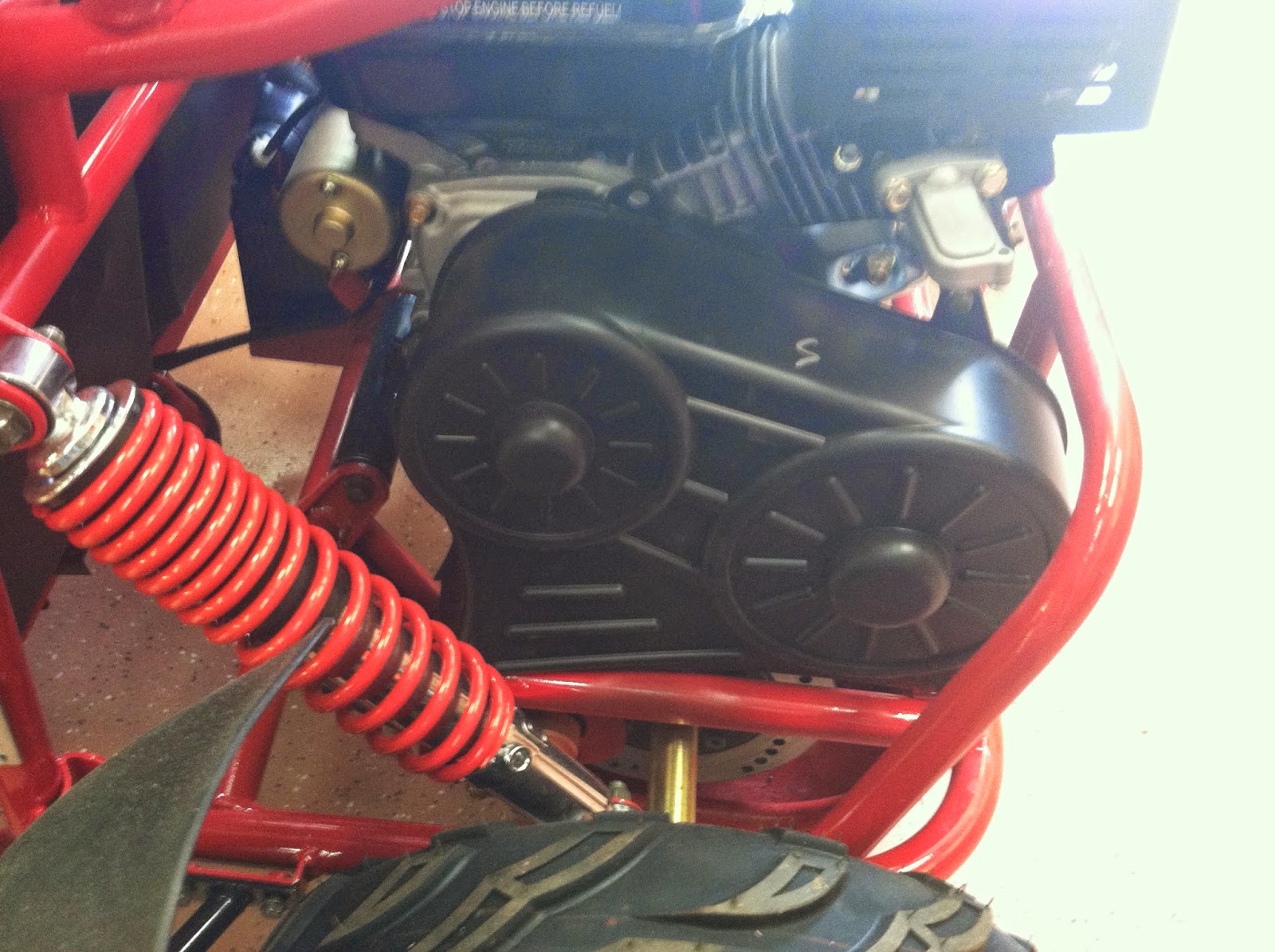 Red Top Mower Trailmaster Torque Converter Service