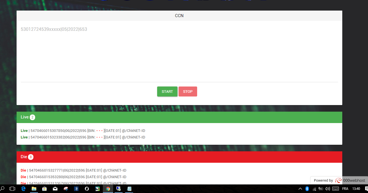 CHECKER CC GOSTRAFX 👍🙆🙏 Source BIN CC